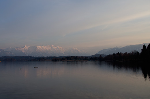 Abendstimmung am Kochelsee